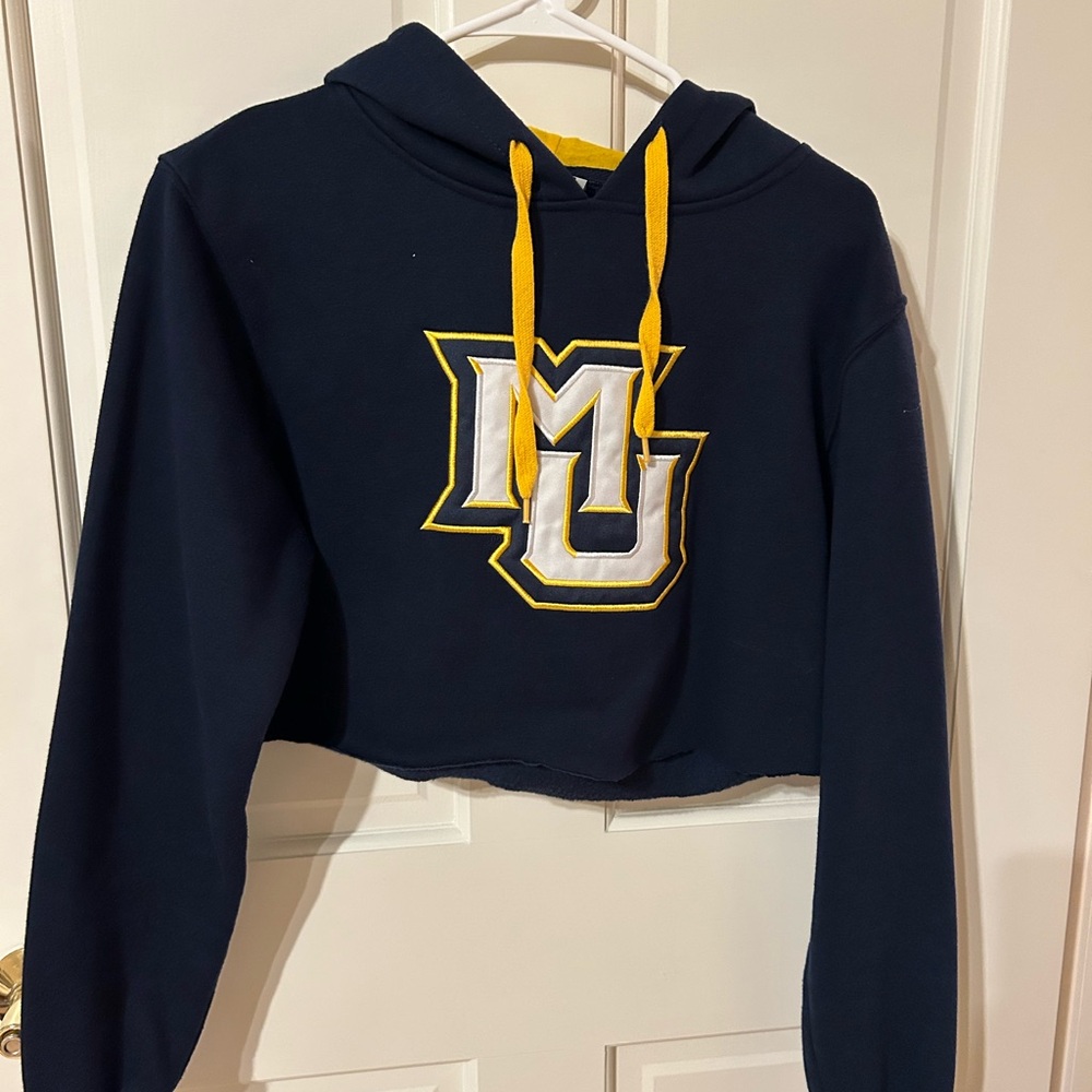 Marquette Cropped Hoodie
